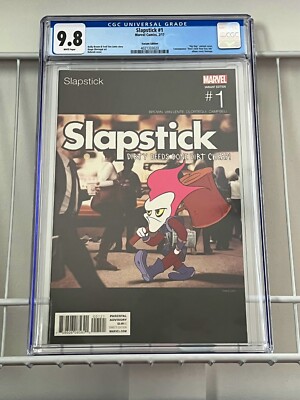 Slapstick #1 Razzah Hip Hop Variant CGC 9.8 WP RARE! / 2017 Consequence Homage