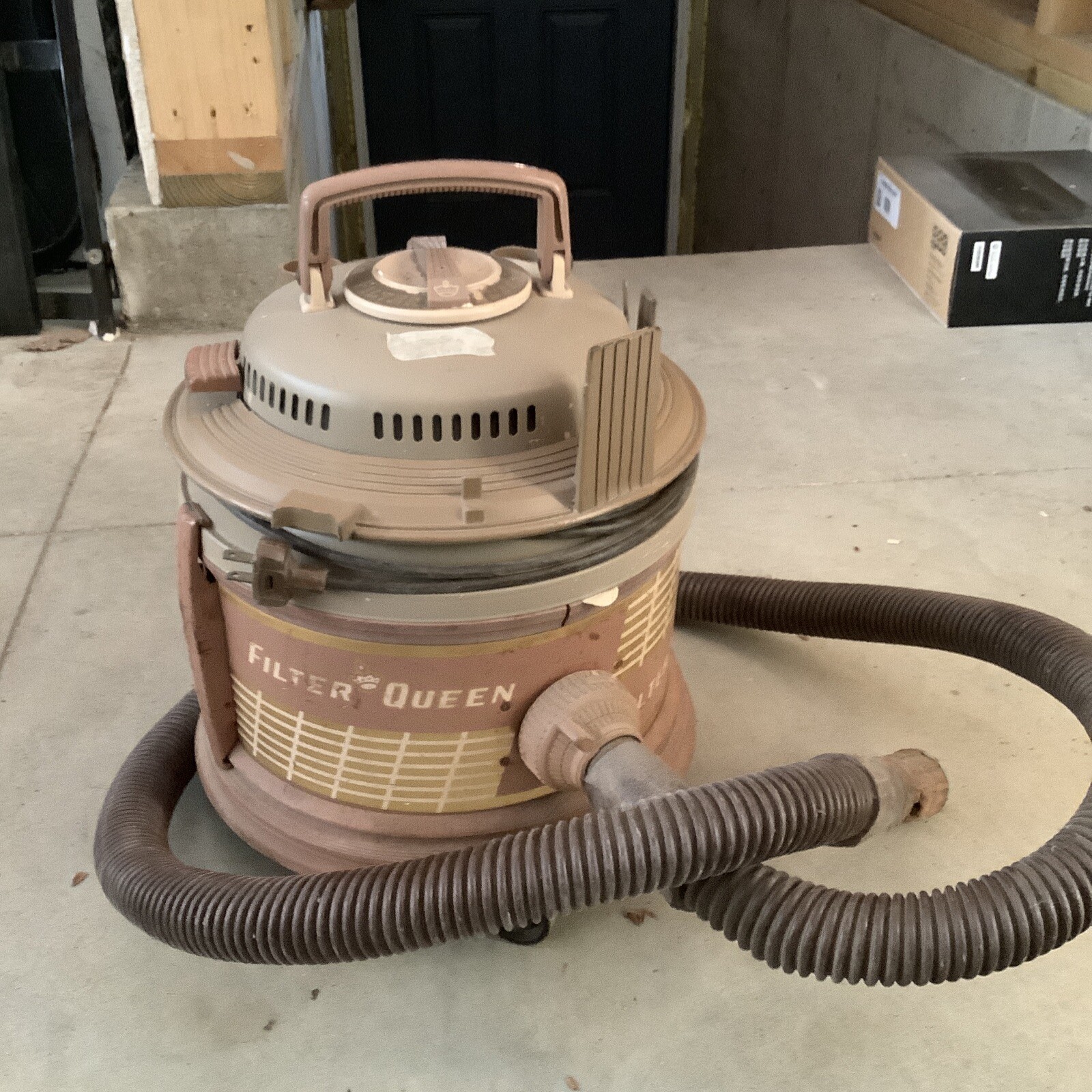 Vintage Filter Queen Canister Vacuum, pink , Works. eBay