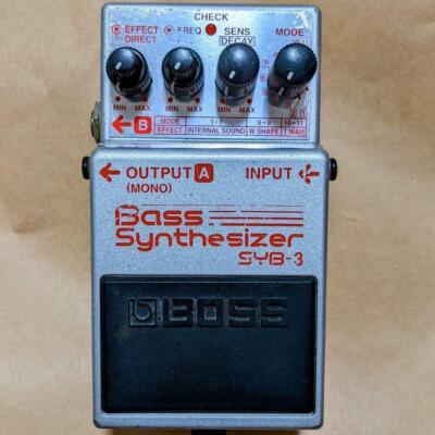 Boss SYB-3 Bass Synthesizer Kompaktes Gitarren-Effekt-Pedal DC9V getestet fun...