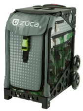 ZUCA Sport Prints Black Frame Travel Rolling Bag