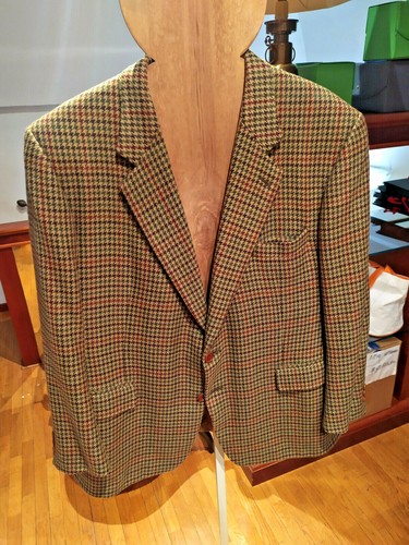 ISAIA giacca uomo vintage sartoriale 100% cashmere QUADRI TG.54 drop 4C |  eBay