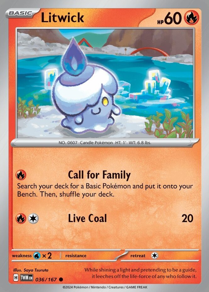 litwick pokemon card value 2014 Pokémon TCG #41/119 Litwick main image 1