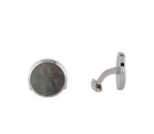 CHOPARD 18K WHITE GOLD MOTHER OF PEARL CUFFLI...