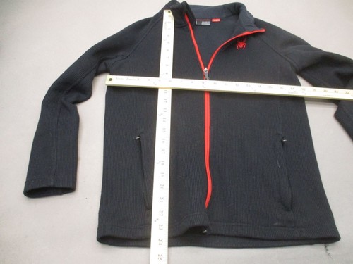 SPYDER Size L (14-16) Kids Full Zip Stand Collar Zip Pocket Athletic Jacket 678 - Picture 6 of 12