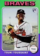 2019 Topps Archives #141 Touki Toussaint ROOKIE CARD Atlanta Braves