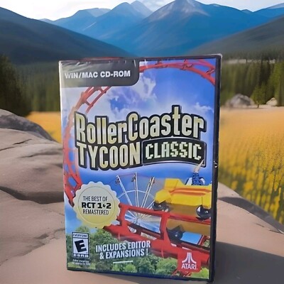 RollerCoaster Tycoon Classic WIN/MAC DVD-ROM Game Rated E Atari