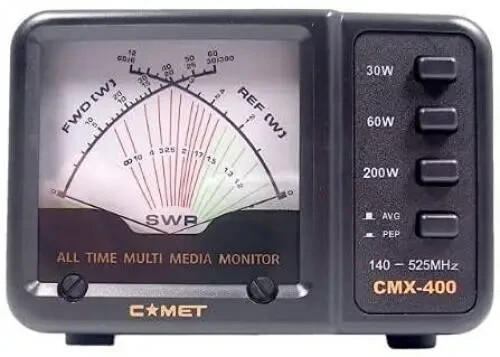 CMX-400 パワーメーター 140-525MHz Comet CMX-400 CMX400 SWR Power Meter 140~525MHz 0~200W VHF