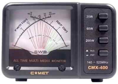 その他 COMET CMX-400 SWR & POWER METER Comet CMX-400 CMX400 SWR Power Meter 140~525MHz 0~200W VHF/UHF 50Ω