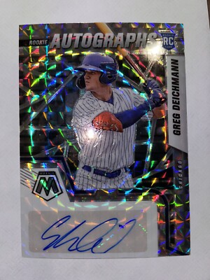 2022 Mosaic Prizm AUTO RC Mosaic #RAM-GD Greg Deichmann - Chicago Cubs