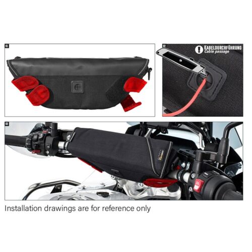 Bolsa de manillar para BMW GS1250 R1200GS LC Adv GS 1300 R1300GS F750GS F900R R NineT - Imagen 8 de 12