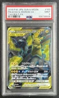 PIKACHU & ZEKROM GX PSA 9 2018 POKEMON SM TAG BOLT JAPANESE #100/095 FA 8608