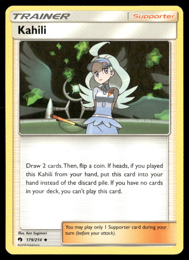 Kahili 179/214 Uncommon Lost Thunder Pokemon Near Mint