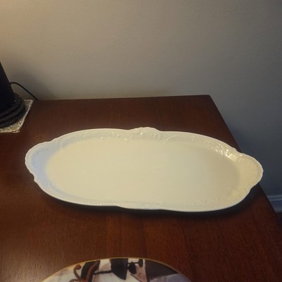 Rosenthal Germany White Porcelain Oval Platter Printed Backstamp