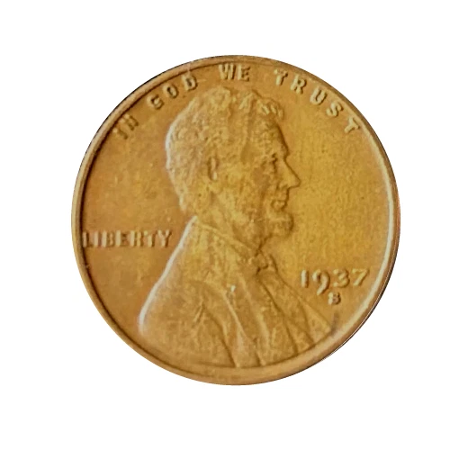 1937-S Lincoln Wheat Penny Cent - G/VG Good or Better Very Nice