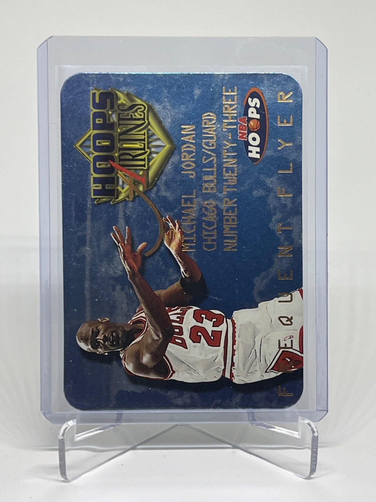 Michael Jordan 1997 Hoops #4 Frequent Flyer Club Price Guide