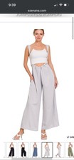 Zenana Women  s Wide Leg Overalls