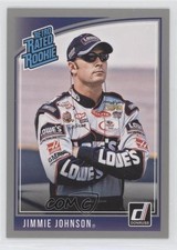 2019 Panini Donruss NASCAR Retro Rated Rookies Silver Jimmie Johnson #16 HOF 5m0