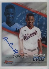 2021 Bowman's Best of 2021 Refractor Armando Cruz #B21-AC Auto 1n8a