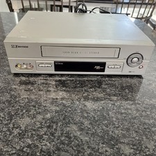 EMERSON EV818 VCR VHS Player/Recorder Hi-Fi Stereo 4 Head   No Remote