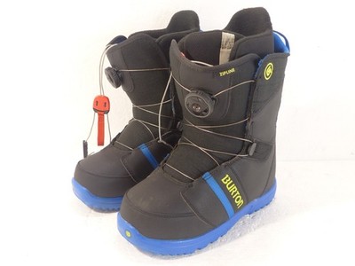 Youth Kids Burton Zipline BOA Imprint 1 Winter Snowboard Boots Black Size 7