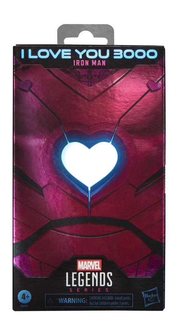 HASBRO Figura de acción MARVEL LEGENDS SERIES IRON MAN I LOVE YOU 3000 15 CM
