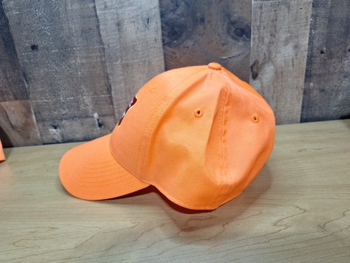 Miller High Life Beer Hat Adult Blaze Orange Cap Hunting Outdoors Florescent - Picture 3 of 6