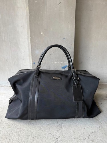 GUCCI Tom Ford Era Archive Black Leather Trim Boston Bag