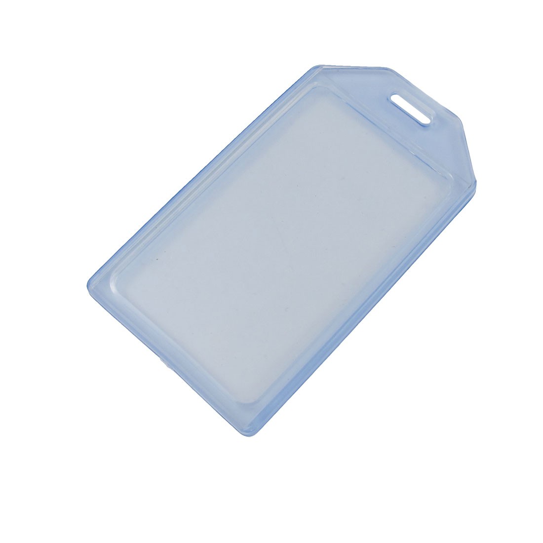 Uxcell 5 Pcs Soft Plastic Vertical Business ID Card Holder Clear Blue Uxcell 5 Pcs Soft Plastic Vertical Business ID Card Holder Clear Blue