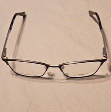 LIZ CLAIBORNE Petite L451 E8W 130 Eyeglass FRAME ONLY Black Stainless Steel