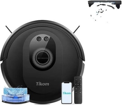 Tikom G8000 Max Robotic Vacuum Cleaner & Mop Bagless Smart APP Remote Home Pet