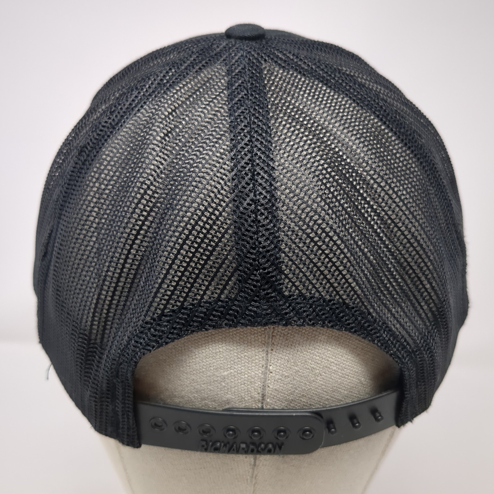 Flag Patch Snapback Mesh Back Trucker Hat Black O… - image 6