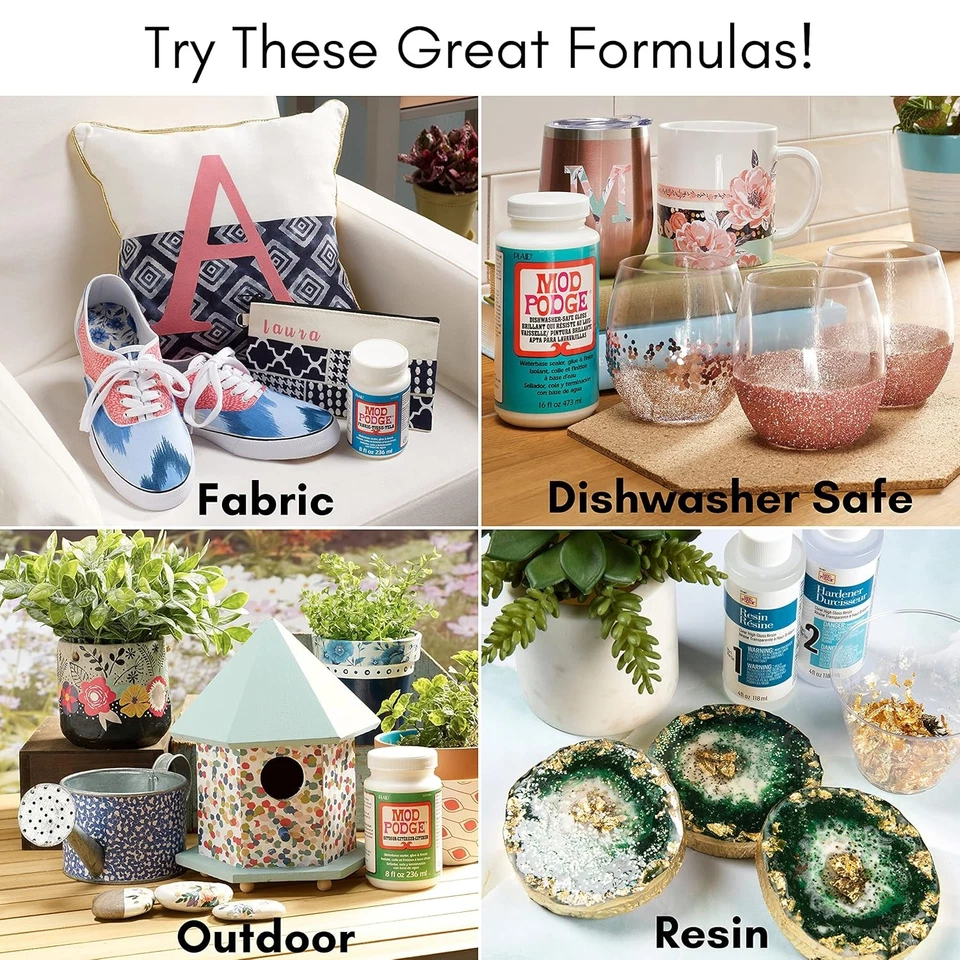 Sellador a base de agua Mod Podge, pegamento y acabado, 32 OZ, brillo CS11203 Foto 3 de 4