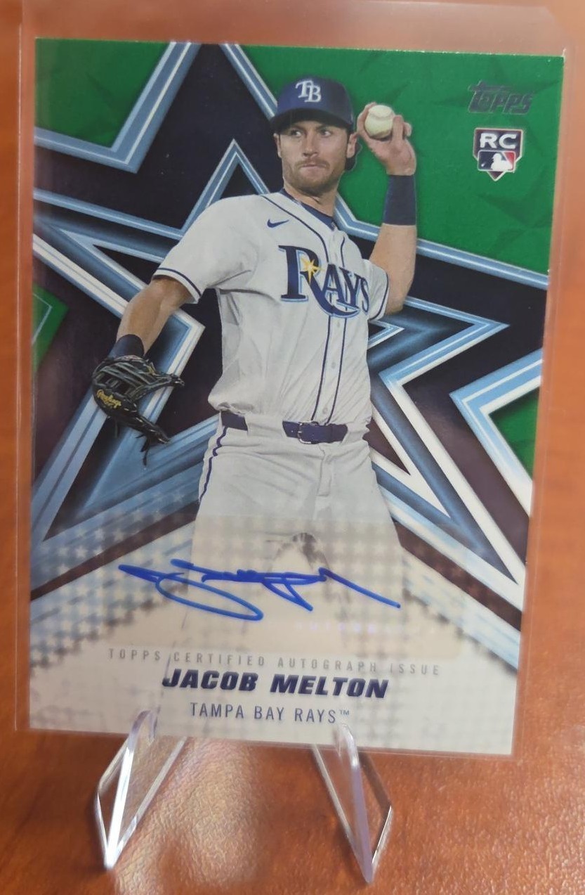 2026 Topps Series 2 Baseball Jacob Melton Rookie Baseball Stars Auto Green /99