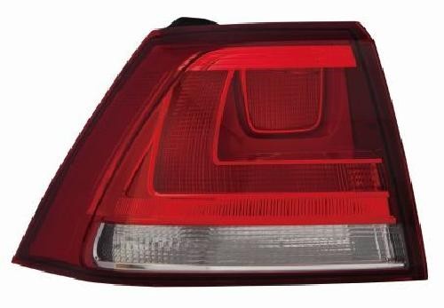 ABAKUS Tail Light 441-19D9L-UE Left Red For VW, W21W Bulb Type