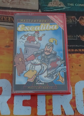 Excaliba (Mastertronic 1987) Commodore 64 (Tape, Box, Manual) works 8-bit