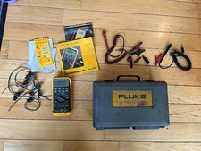 Fluke 88 Automotive Multimeter In Hard Case With Attachments