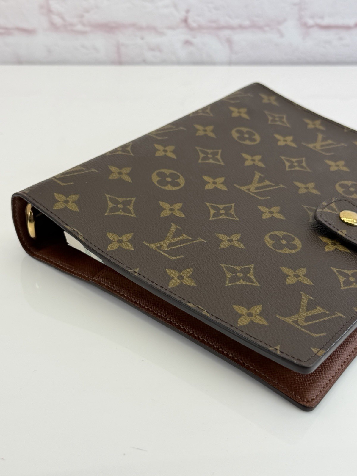 Louis Vuitton Monogram Large Ring Notebook Agenda… - image 6