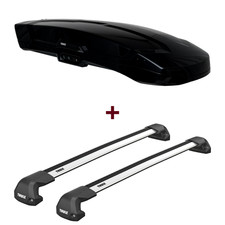 Dachbox Thule Vector M + Dachträger Thule für Mercedes C-Klasse Limousine W205