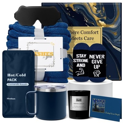 Get Well Soon Gift Basket Men, Care Package for Men, Get Well Soon Gifts for Man