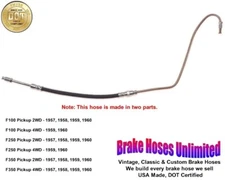 CLUTCH MASTER CYLINDER HOSE Ford Truck F100, 1/2 Ton, 1957 1958 1959 1960 