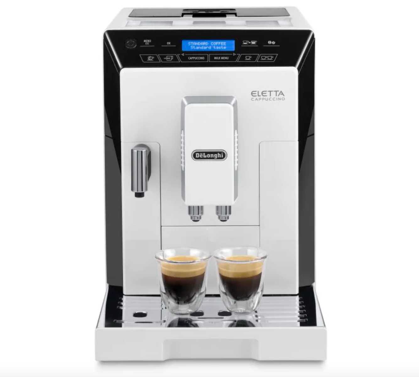 Delonghi Eletta Plus Automatic Cappuccino & Espresso Machine, White