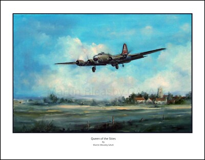 Boeing B-17 Flying Fortress Giclée Print ''Queen Of The Skies''