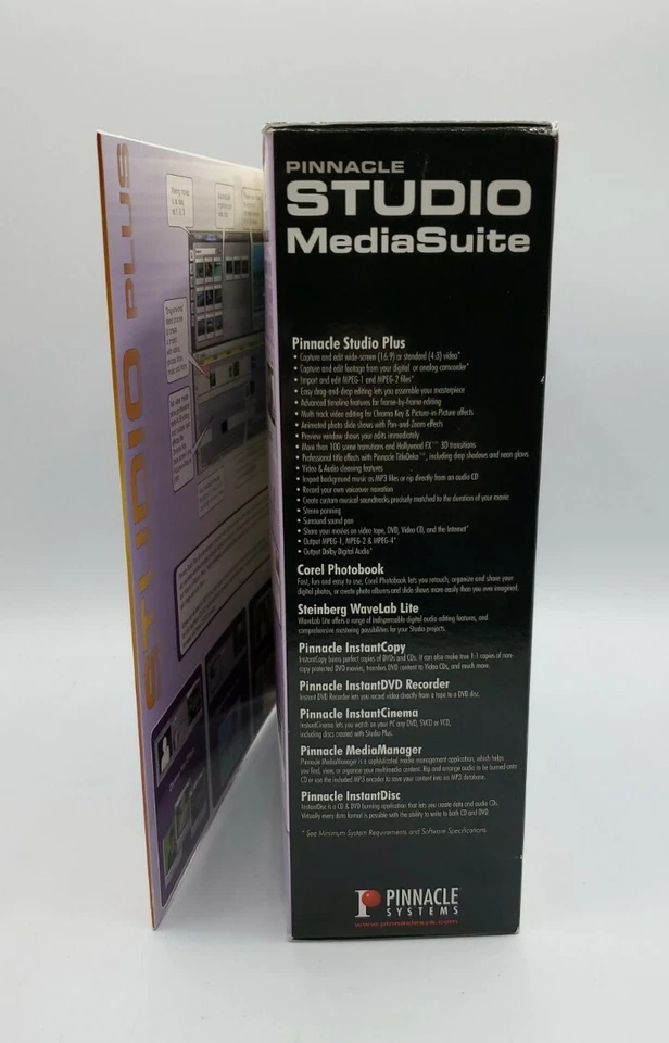 Pinnacle Studio Media Suite Plus Version 9 Video Digital Media Editing Open Box - Image 4 of 4