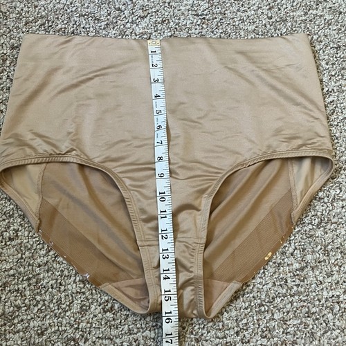 Secret Solutions Shapwear Shaper Brief Size 1X 22-24 Nude Stretch - Picture 7 of 7