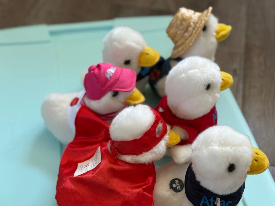 Aflac Duck - 6 英寸促销鸭子 - 批量 6 件 - 罕见品种 — 第 3/4 张图片