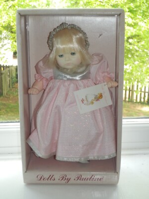 Puppen von Pauline Vinyl Cinderella Puppe - 1993 süß 10'' verpackt blond Jacobsen UK