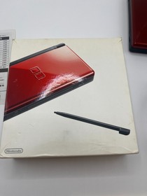 Nintendo DS Lite Console W/Charger USG-001 Crimson Red/Black English