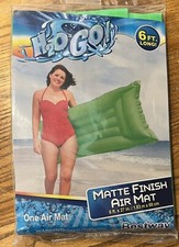 Bestway Matte Finish Air Mat for Pool 6 ft. x 27 in Green Pool Float Pool Toy