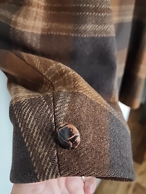 【希少】70s Pendleton マントコート Vintage 70s Pendleton Wool Jacket Top Coat Plaid Quilted