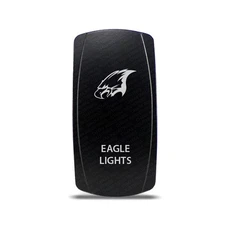 CH4x4 Rocker Switch Eagle Lights Symbol  - Green  LED